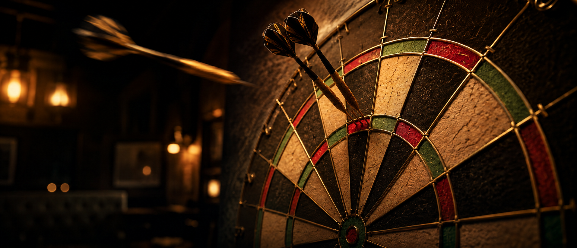 Dartscheibe der Dart-Abteilung SV Pepelow
